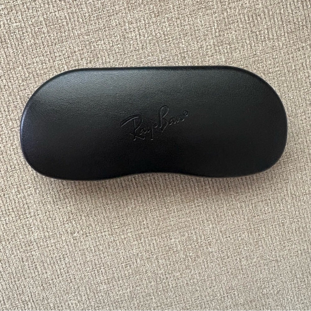 Ray-Ban Black Hard Glass Case for Eyeglasses or Sunglasses